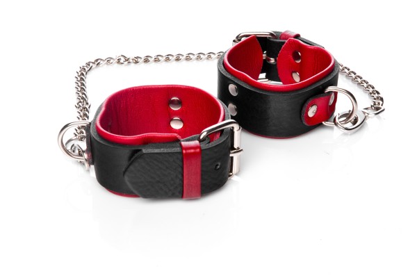 Black-Red Handcuffs