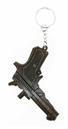 Schlüsselanhänger - Bronzene Pistole