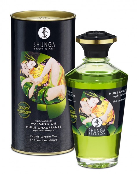 Shunga - Ahprodisierendes Massageöl - Grüner Tee