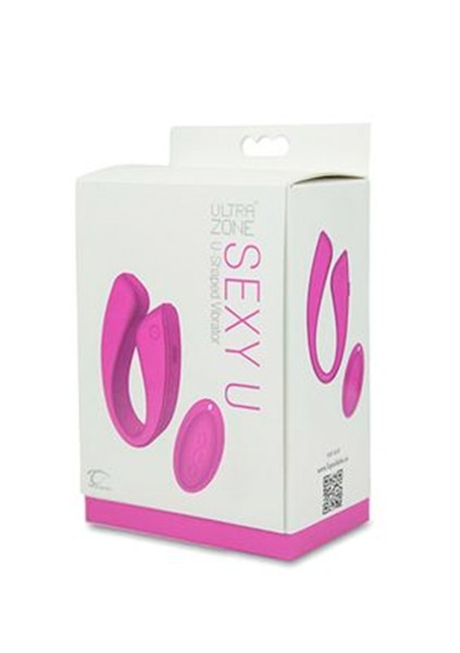 UltraZone Sexy U Vibrator - Pink