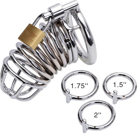 Lockable chastity cage