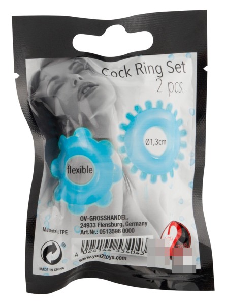 Cock ring set 2 pcs