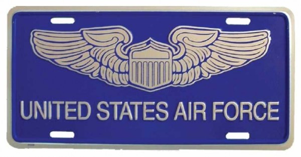 Blechschild US Airforce