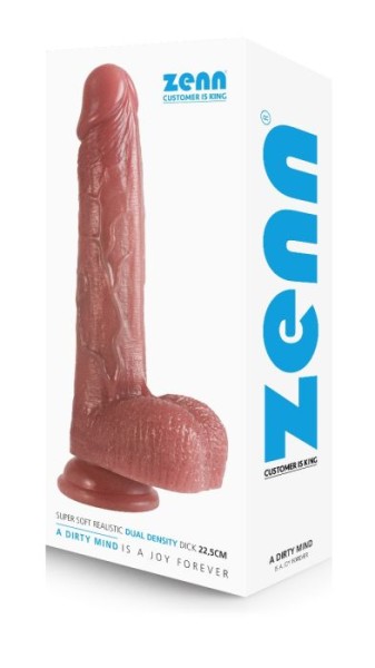 Super Soft Realistic Dual Density Dick approximately 22.5 cm