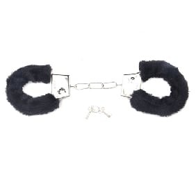 Handcuffs with soft 'faux' fur