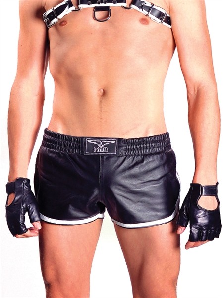 Leather Sport Shorts