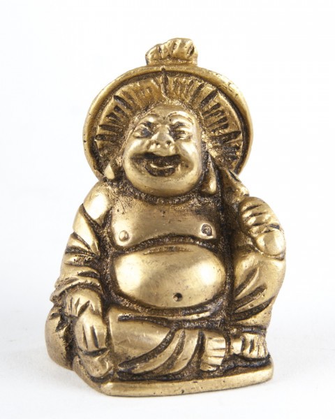 Happy Buddha mit Hut, ca. 4,5 cm