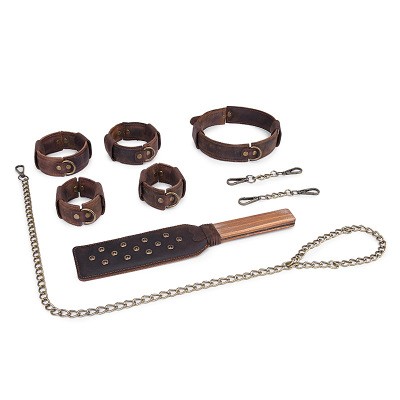 Brown bondage set