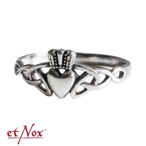 Silver Ring 'Celtic Claddagh'