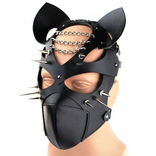 Fetish mask 'Maus' with spikes
