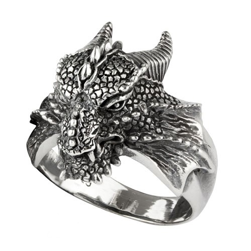 Ring 'Drache' 925 Silber