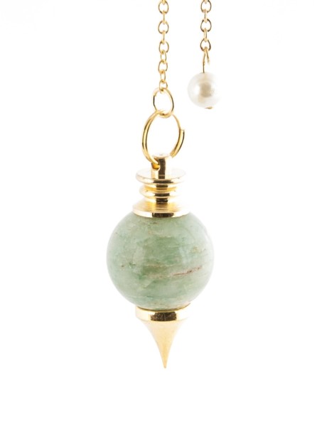 Pendulum - Brass with Aventurine Ball