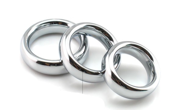 Rounded Stainless Steel Cock Ring