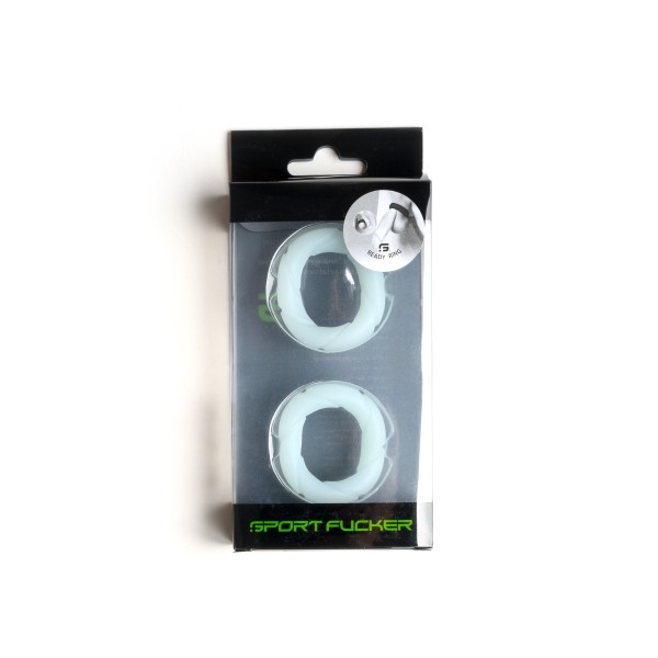 Liquid Silicone Rings 2-Pack Glow