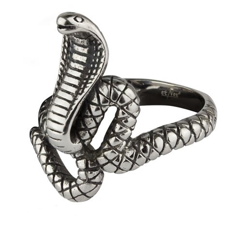 Ring 'Kobra' Edelstahl