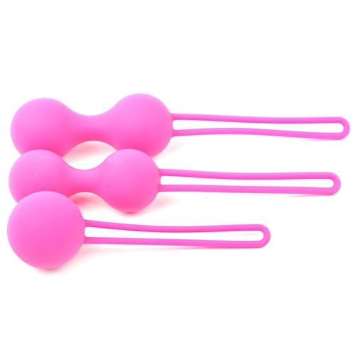 Pink Silicone Ball Set