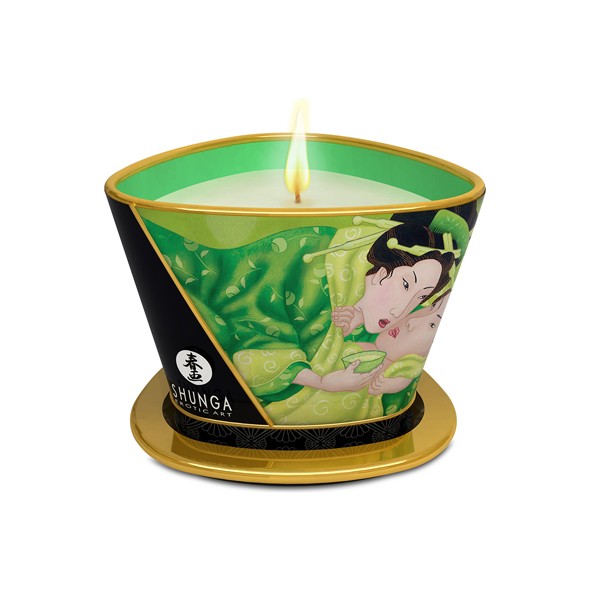 Shunga - Massage Candle Green Tea