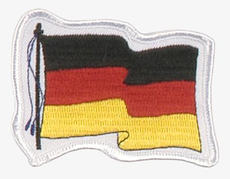 Stoffabzeichen 'wehende Flagge Deutschland'