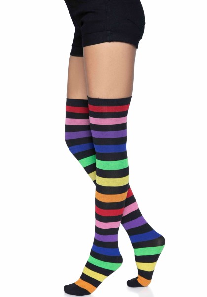 Over-the-knee socks "Rainbow"