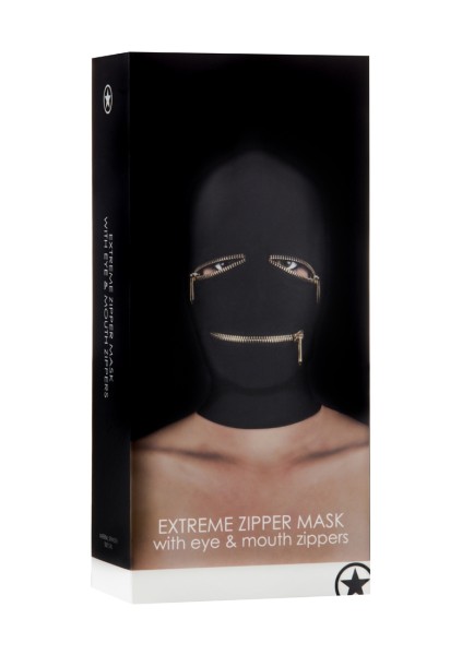 Extreme Zipper Mask with Eye and Mouth Zipper