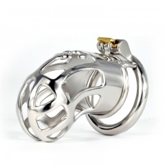Long curved chastity cage