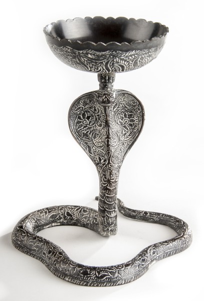 Cobra - Incense Burner, Engraved Brass