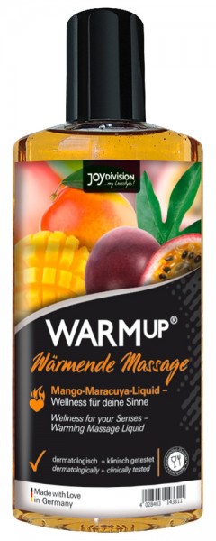 Warm-up Massageöl - Mango + Maracuja