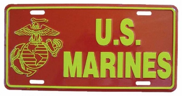 Blechschild US Marines