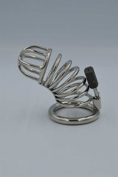 Steel Snake Chastity Cage