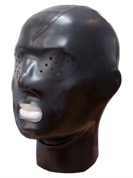 Mister B - Latex Maske mit perforierten Augen