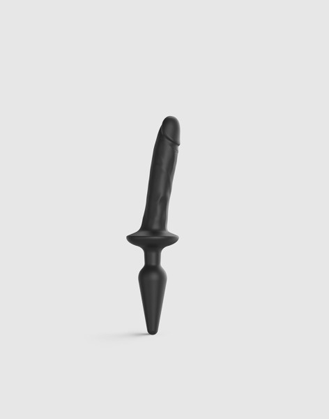 EALISTIC SWITCH PLUG-IN - 2-IN-1 DILDO & BUTTPLUG SIZE S