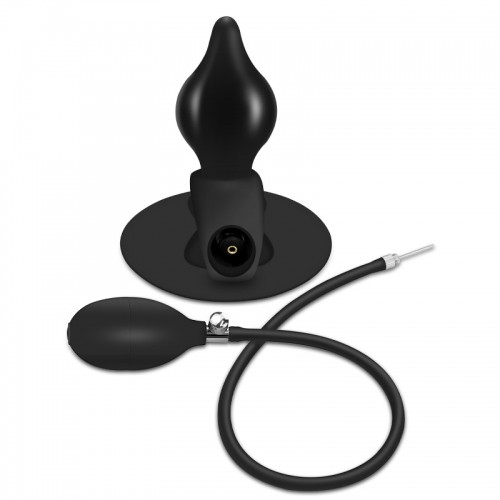 Inflatable Anal Plug with Suction Cup