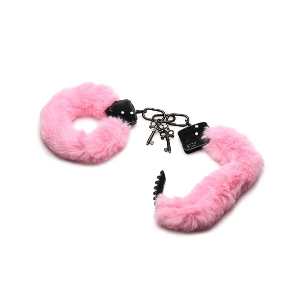 Handcuffs with fur