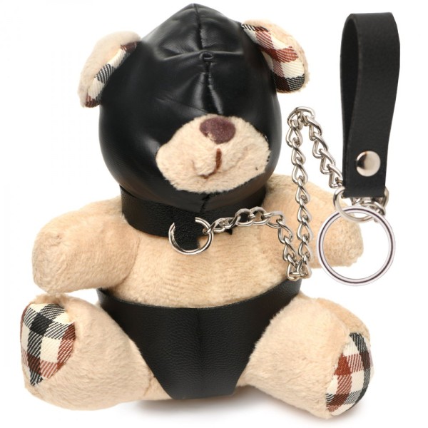 Teddy keychain with hood