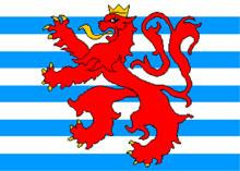 Flagge 'Luxemburg mit Löwen'