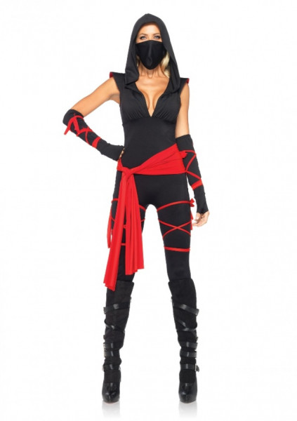 Deadly Ninja - Kostüm Set 5TLG.