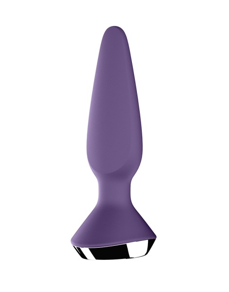 Vibrierender Analplug mit extra starken Vibrationen - violett