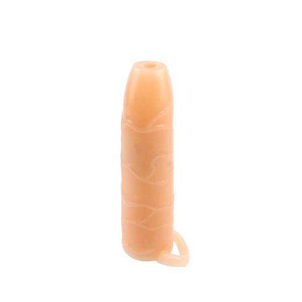 Penis Sleeve 'Real Feel' mit Hoden Strap