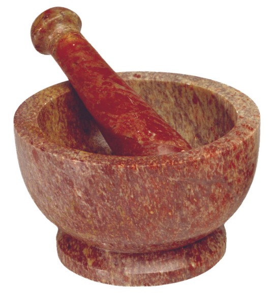 Mortar made of soapstone