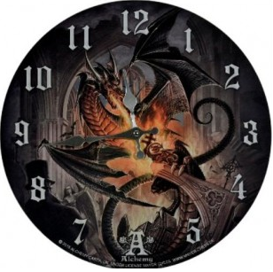 Wall clock 'Order of the Dragon'