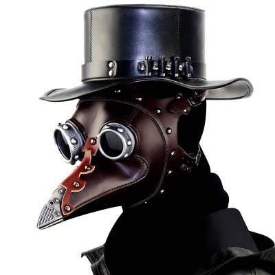 Steampunk mask plague doctor