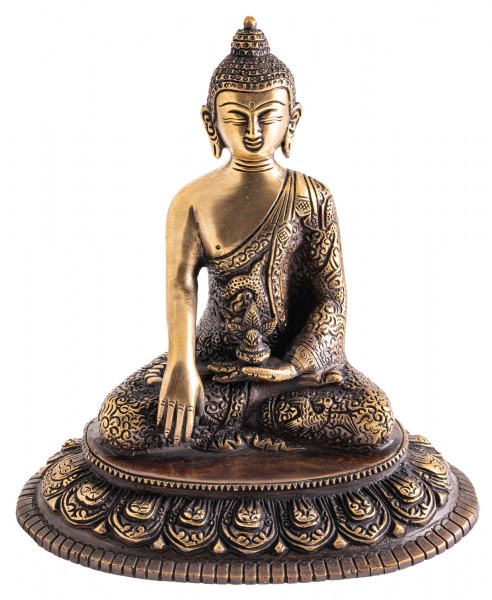 Buddha Shakyamuni antik braun