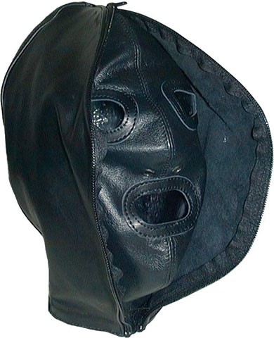 Leder Maske 'Hood'