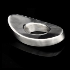 Chastity ring in tongue shape