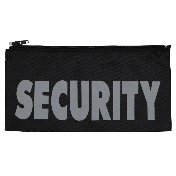 Abzeichen 'Security' groß mit Reißverschluss