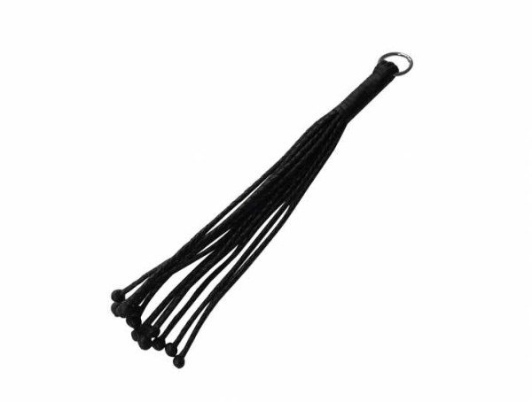 Leather Flogger with Knotted Straps