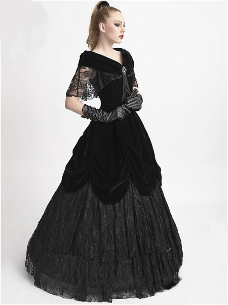 Lady de la Morte Kleid | Kleider - lang | Gothickleidung ...