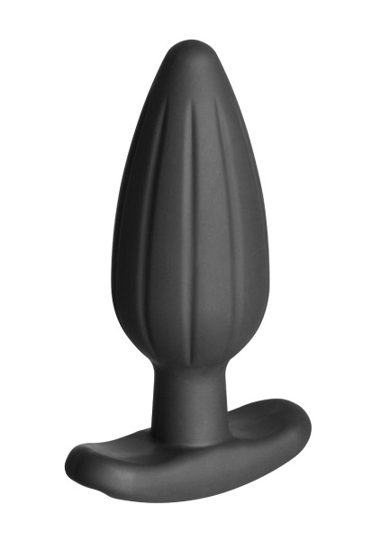 "Rocker" Silicone Noir Butt Plug - Large