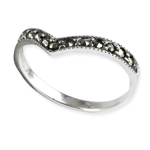 Silver Ring 'Elfish Marcasite'