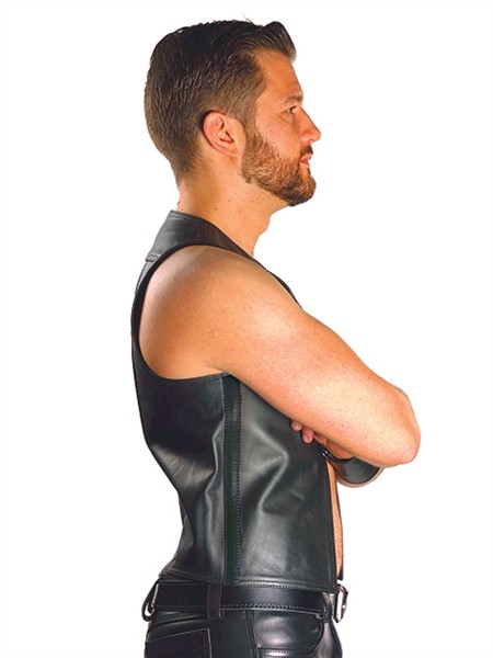 Leather Muscle Vest
